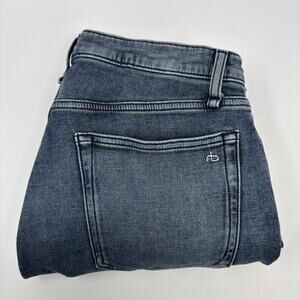 Rag & Bone Mens 30x28 Fit 2 Slim Faded Blue 5 Pocket Design Jeans